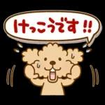 トイプーのぷう太郎 連絡用2(フキダシ)