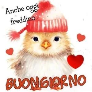 Anche oggi freddino.. BUONGIORNO - getsticker.com
