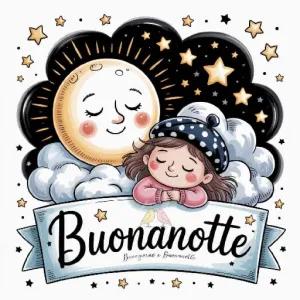 Buonanotte Buongiorne e Buonanotte - getsticker.com