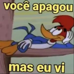 você apagou mas eu vi - getsticker.com