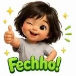 Pegatinas de niña