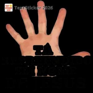 TA REPREENDIDO EM NOME DE JESUS - getsticker.com