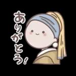 日常で使える！まんまる顔の絵画スタンプ