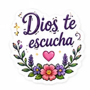 Dios te escucha - getsticker.com