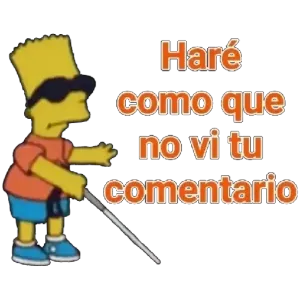 Haré como que no vi tu comentario - getsticker.com