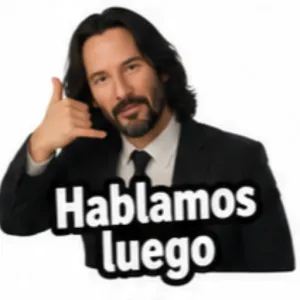 Hablamos luego - getsticker.com