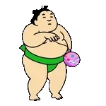 動くおすもうちゃん【アツい日も使える】