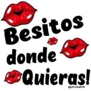 Besitos donde Quieras! - getsticker.com