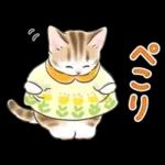 冬の毎日と年末年始☆猫たちのスタンプ