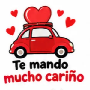 Te mando mucho cariño - getsticker.com