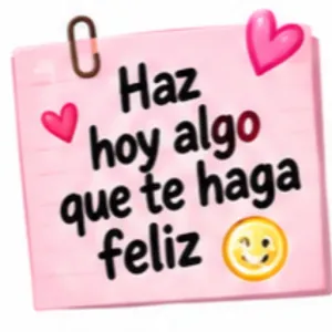 Haz hoy algo que te haga feliz - getsticker.com
