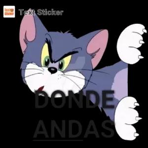 DONDE ANDAS - getsticker.com