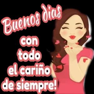 Buenos dias con todo el cariño de siempre! - getsticker.com