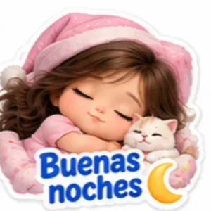 Buenas noches - getsticker.com