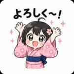 夏祭り浴衣ちびスタンプ！