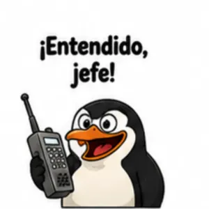 ¡Entendido, jefe! - getsticker.com