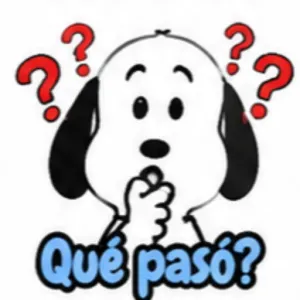 Qué pasó? - getsticker.com