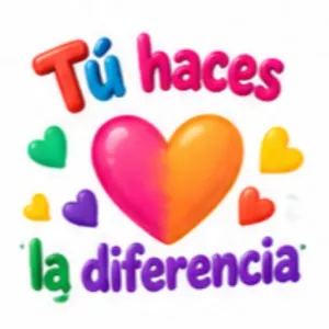 Tú haces la diferencia - getsticker.com