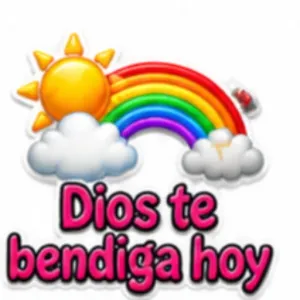 Dios te bendiga hoy - getsticker.com