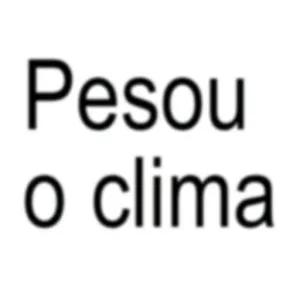 Pesou o clima - getsticker.com