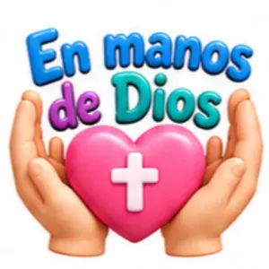 En manos de Dios + - getsticker.com