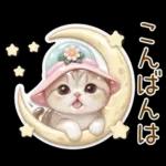 かわいい猫 ぷっくり カラフル 敬語