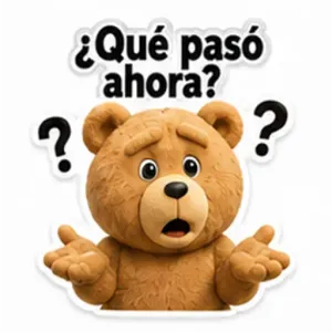 ¿Qué pasó ahora? - getsticker.com