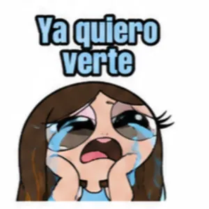 Ya quiero verte - getsticker.com