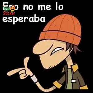 Eso no me lo esperaba - getsticker.com