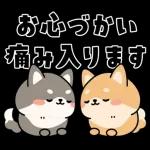 飛び出す！シバイヌの日常敬語スタンプ