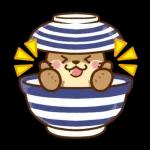 飛び出す！コツメカワウソ♡毎日使える丁寧