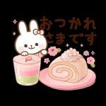スタンプ · やさしいうさぎ