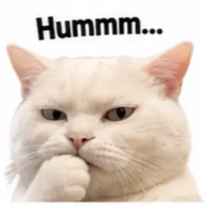 Hmmmm... - getsticker.com