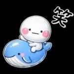 ぷくつやシール風♡ず～っと使える海生き物