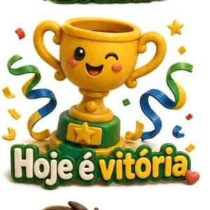 Hoje é vitória - getsticker.com
