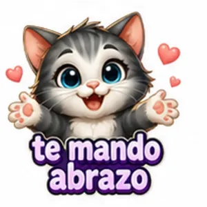 te mando abrazo - getsticker.com