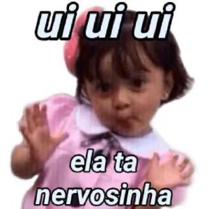 ui ui ui ela ta nervosinha - getsticker.com