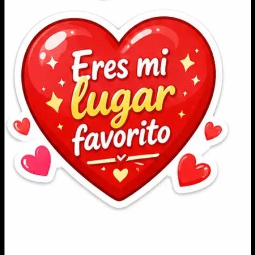 Pegatinas de amor