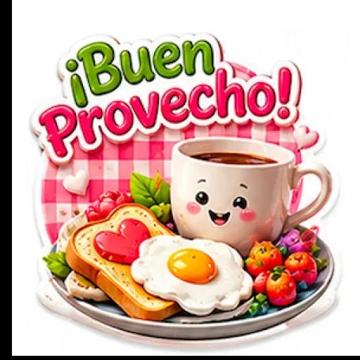 Pegatinas de buenos días