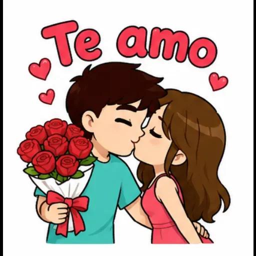 Pegatinas de amor
