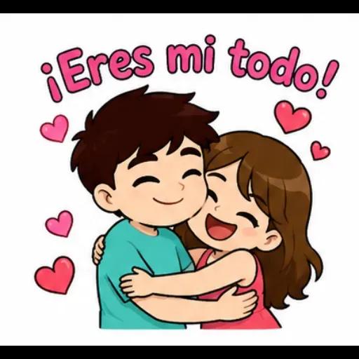 Pegatinas de amor