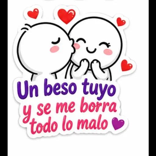 Pegatinas de amor