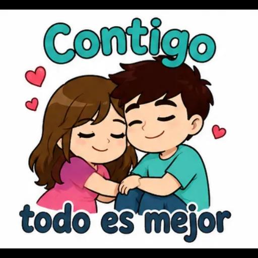 Pegatinas de amor