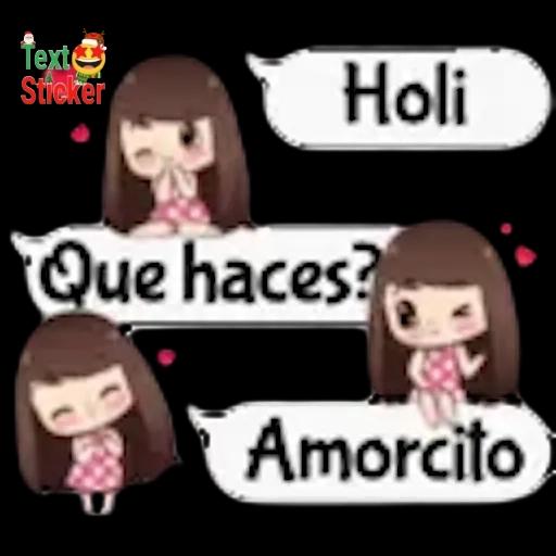 Holi Que haces? Amorcito