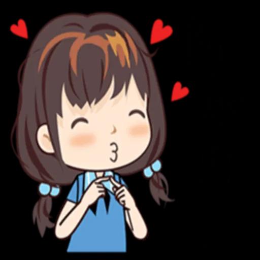 藍衣領結女孩 no.1