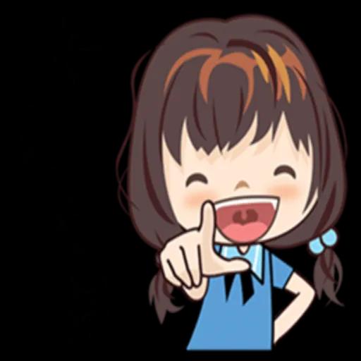 藍衣領結女孩 no.1