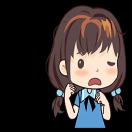 藍衣領結女孩 no.2