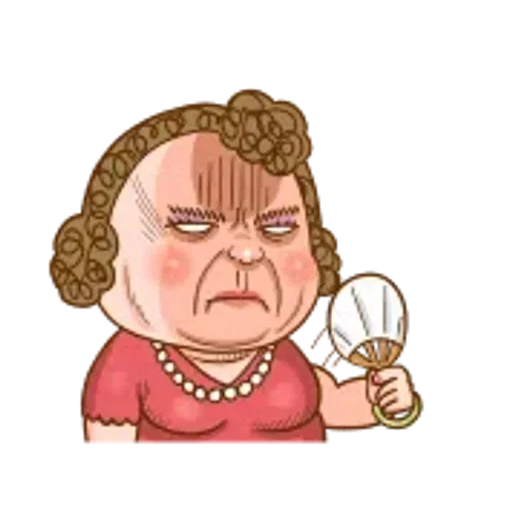 大媽：4不4在想我啊？