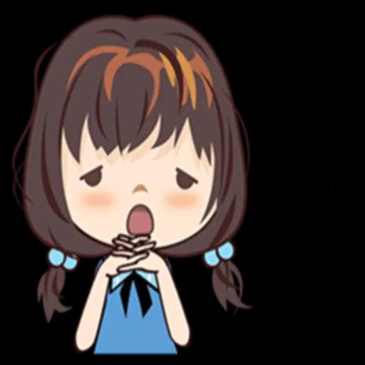 藍衣領結女孩 no.1