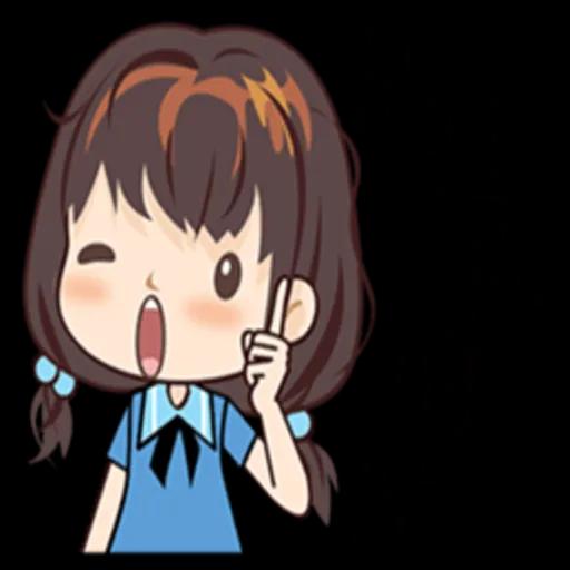 藍衣領結女孩 no.2